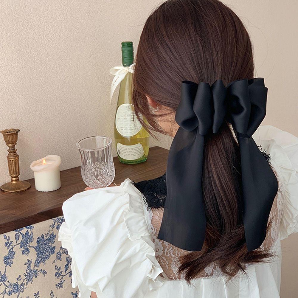Silk New Headdress Hair Top Clamp Women Hair Clips Bow Spring Clips Korean Hairgrip Ponytail Holder шампанского
Silk New Headdress Hair Top Clamp Women Hair Clips Bow Spring Clips Korean Hairgrip Ponytail Holder шампанского