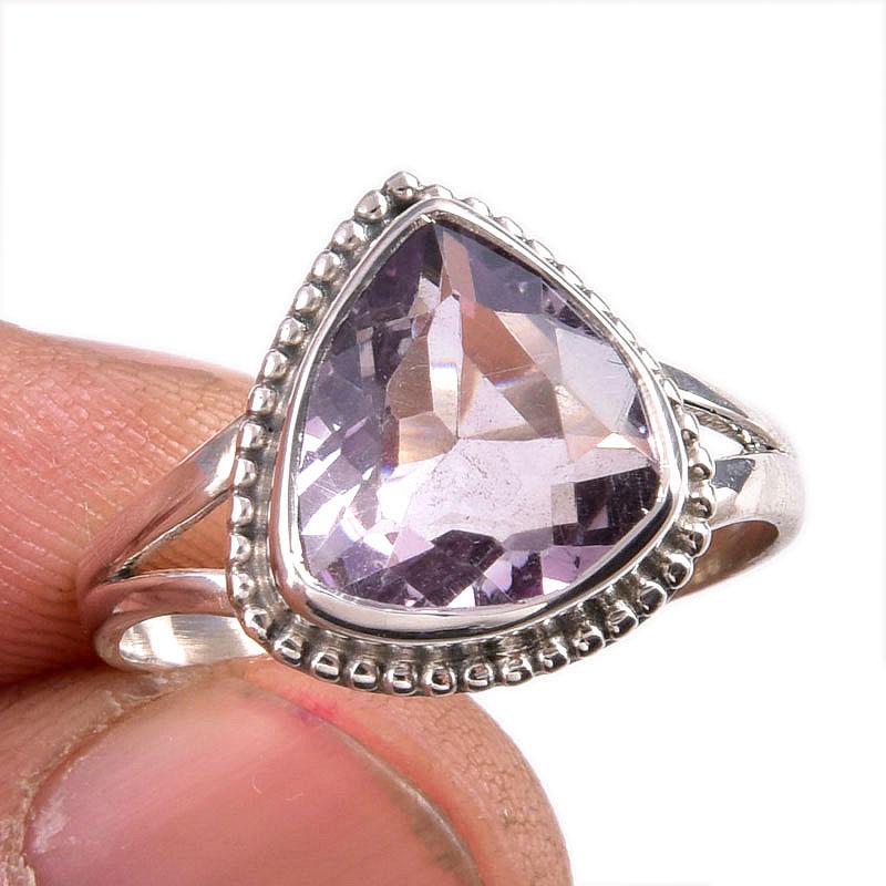 Natural Pink Amethyst Gemstone 925 Solid Sterling Silver Jewelry Ring S.10 S0b05
Natural Pink Amethyst Gemstone 925 Solid Sterling Silver Jewelry Ring S.10 S0b05