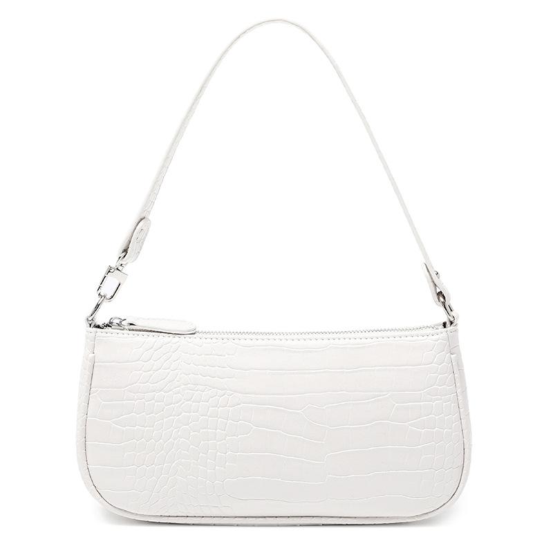 Women s Versatile Crocodile Pattern Shoulder Bag - High-End Retro Handbag 27x5.4x13 cm белый
Women s Versatile Crocodile Pattern Shoulder Bag - High-End Retro Handbag 27x5.4x13 cm белый
