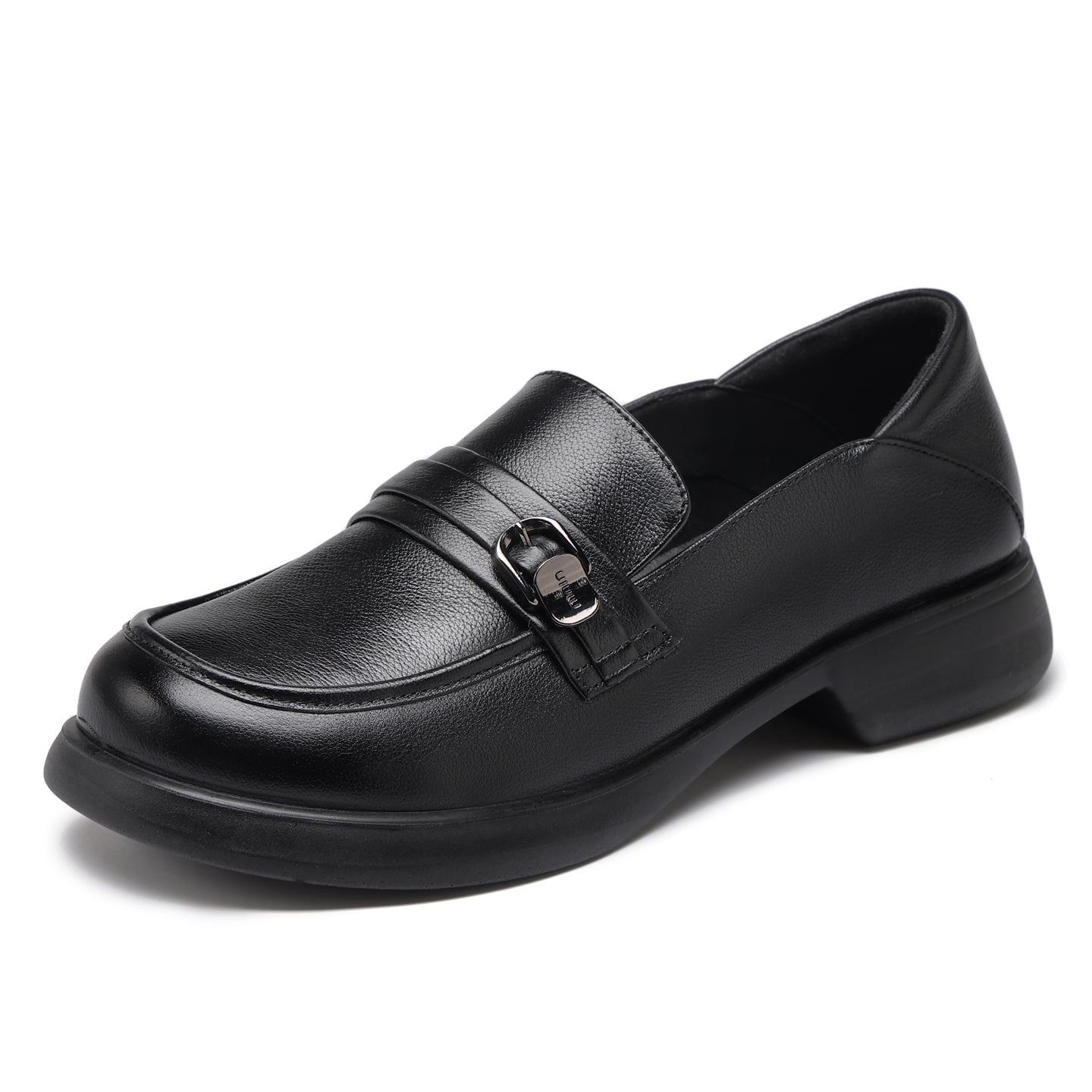 Женские лоферы из натуральной кожи на массивном каблуке - Мягкие, удобные, больших размеров, осенние слипоны 36 чёрный
Женские лоферы из натуральной кожи на массивном каблуке - Мягкие, удобные, больших размеров, осенние слипоны 36 чёрный