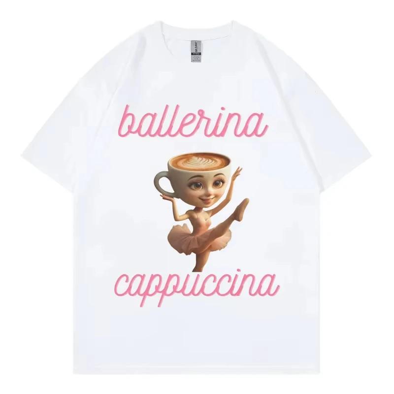 Ballerina Cappuccina Funny Meme T-shirt Women Clothing Fashion Y2k Oversized T-shirts Summer Casual Cotton T Shirt S
Ballerina Cappuccina Funny Meme T-shirt Women Clothing Fashion Y2k Oversized T-shirts Summer Casual Cotton T Shirt S