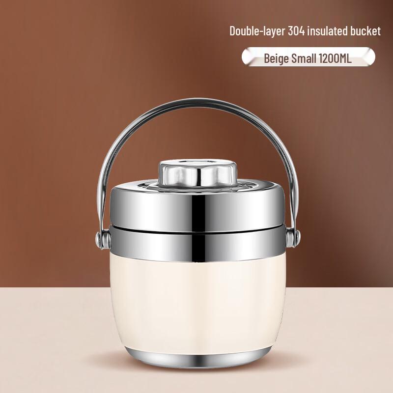 ZISIZ Double-Layer Insulated Lunch Box
ZISIZ Double-Layer Insulated Lunch Box