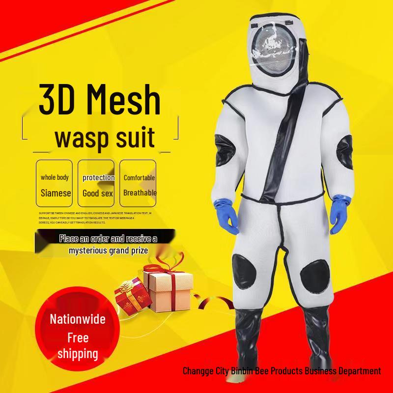 Breathable Anti-Bee Suit for Wasps and Hornets - Full Body Protective Gear, Heat Dissipating, Free Shipping. Size 43 Shoes
Breathable Anti-Bee Suit for Wasps and Hornets - Full Body Protective Gear, Heat Dissipating, Free Shipping. Size 43 Shoes