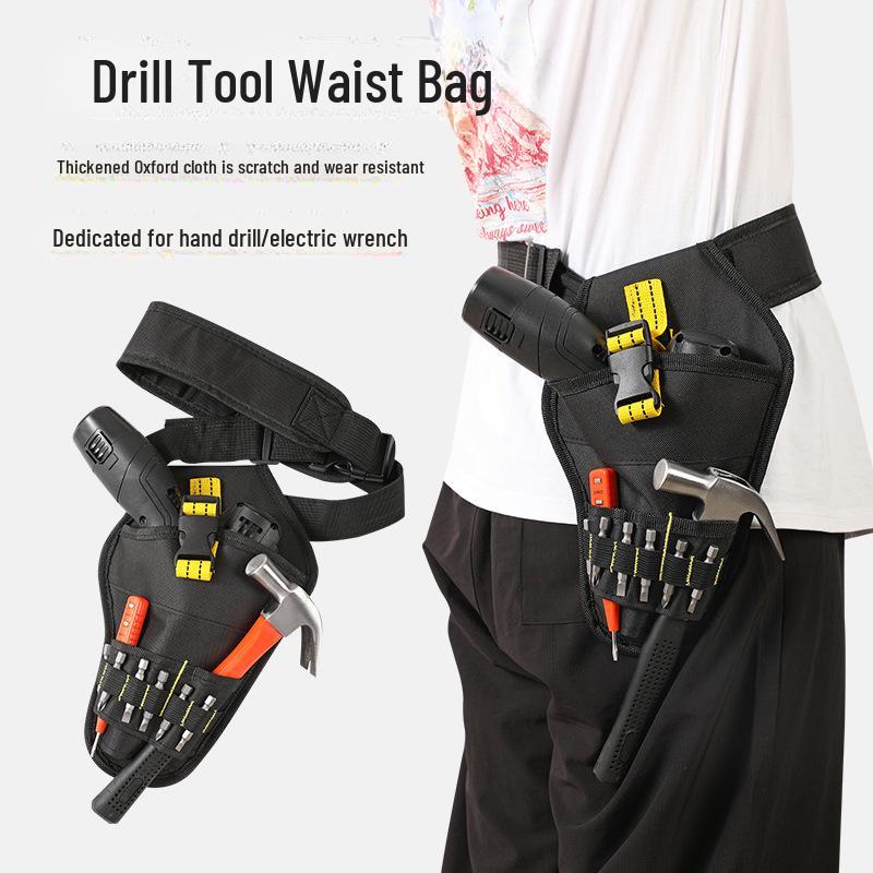 Multifunctional Waterproof Electrician s Tool Bag - Wear-Resistant, Thickened Oxford Cloth Waist Bag Waist Belt
Multifunctional Waterproof Electrician s Tool Bag - Wear-Resistant, Thickened Oxford Cloth Waist Bag Waist Belt