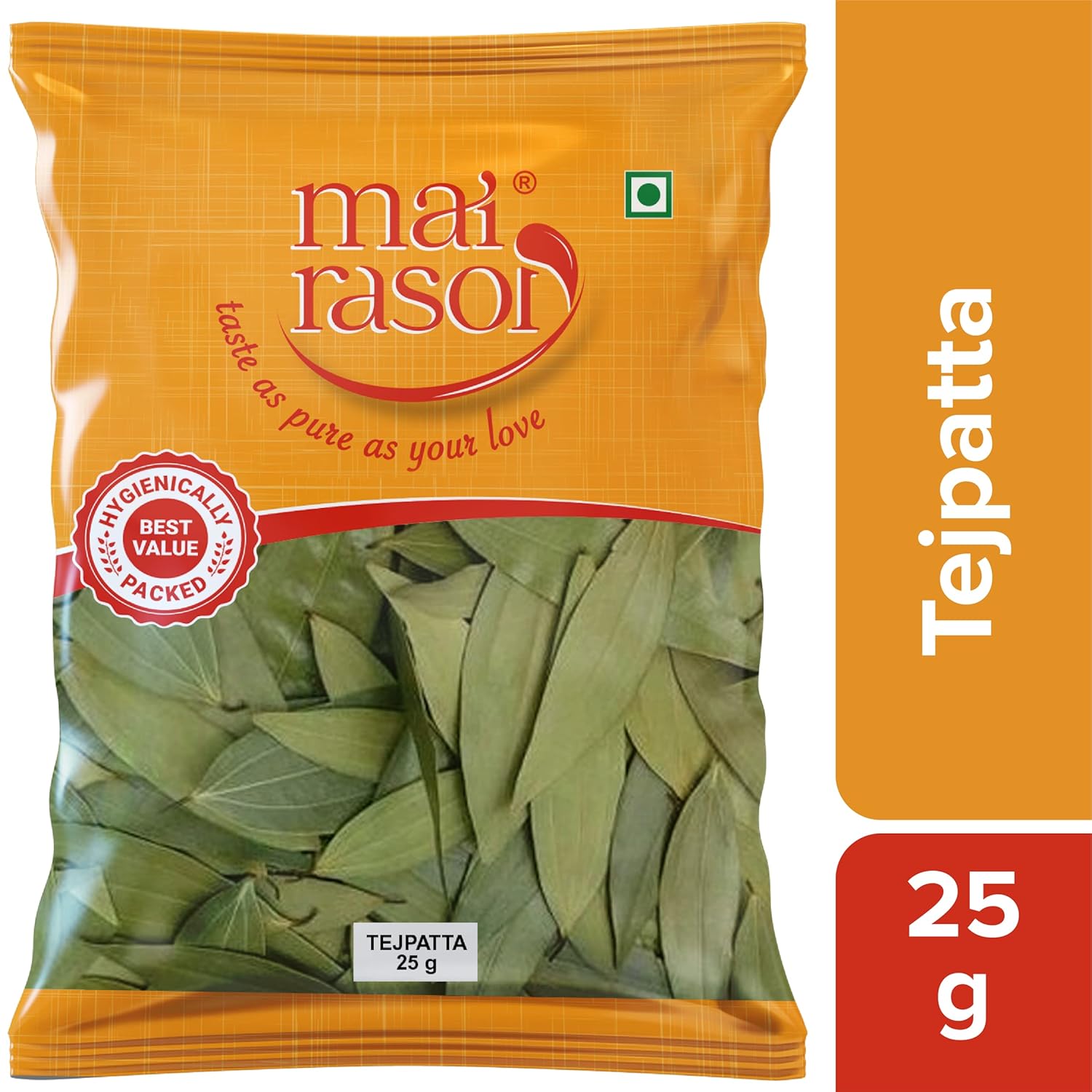 MAI RASOI Premium Whole Bay Leaf Tej Patta For Biryani Pulao Rice Curry Meals Aromatic Dry Spice 25 g Pack Of 1
MAI RASOI Premium Whole Bay Leaf Tej Patta For Biryani Pulao Rice Curry Meals Aromatic Dry Spice 25 g Pack Of 1