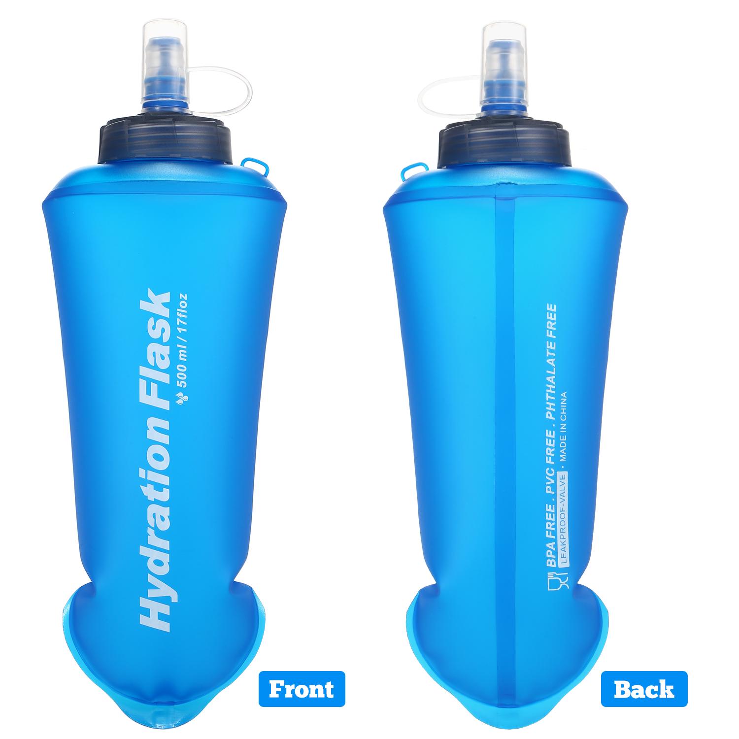 500ml Collapsible Water Bottle for Running, Hiking, Cycling with Proof Valve, Soft TPU TPE Material, Dustproof Cover, Holes, Sports
500ml Collapsible Water Bottle for Running, Hiking, Cycling with Proof Valve, Soft TPU TPE Material, Dustproof Cover, Holes, Sports