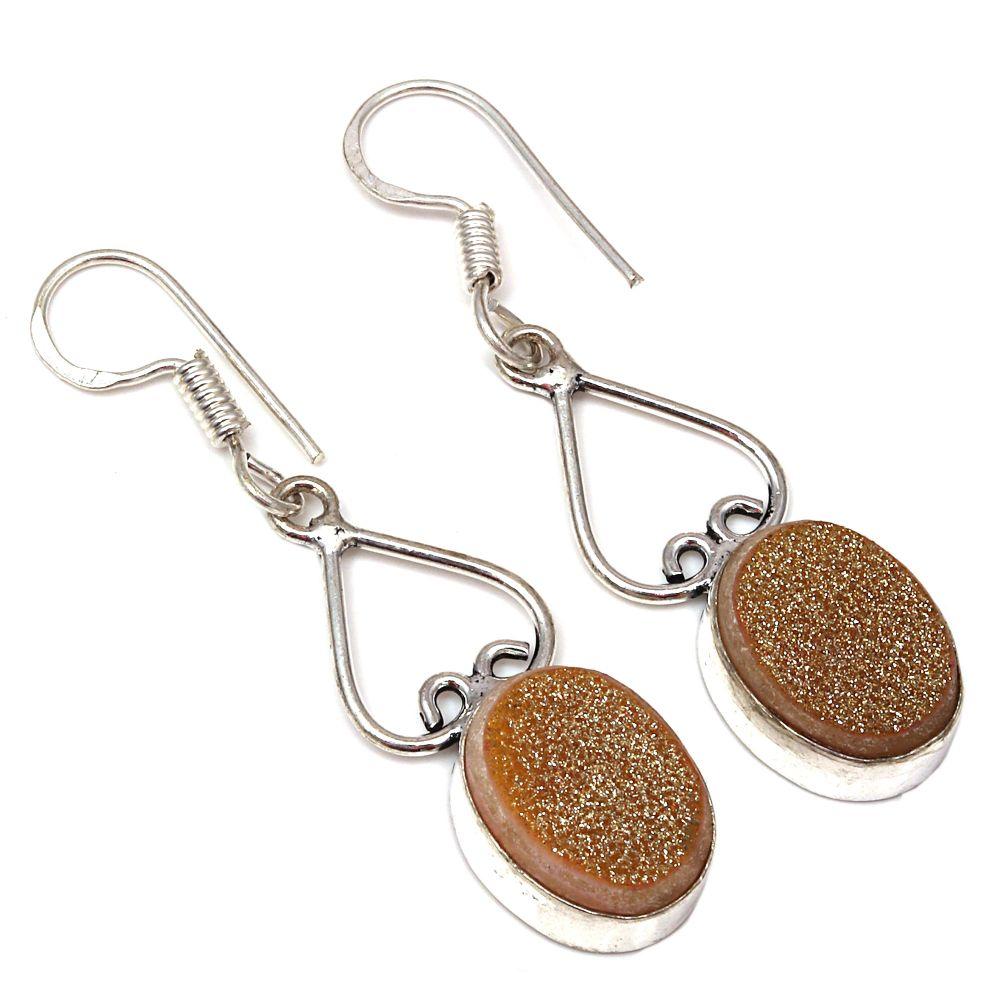 Серебряные серьги ручной работы с драгоценными камнями Yello Sunshine Drusy 1,5 дюйма
Серебряные серьги ручной работы с драгоценными камнями Yello Sunshine Drusy 1,5 дюйма