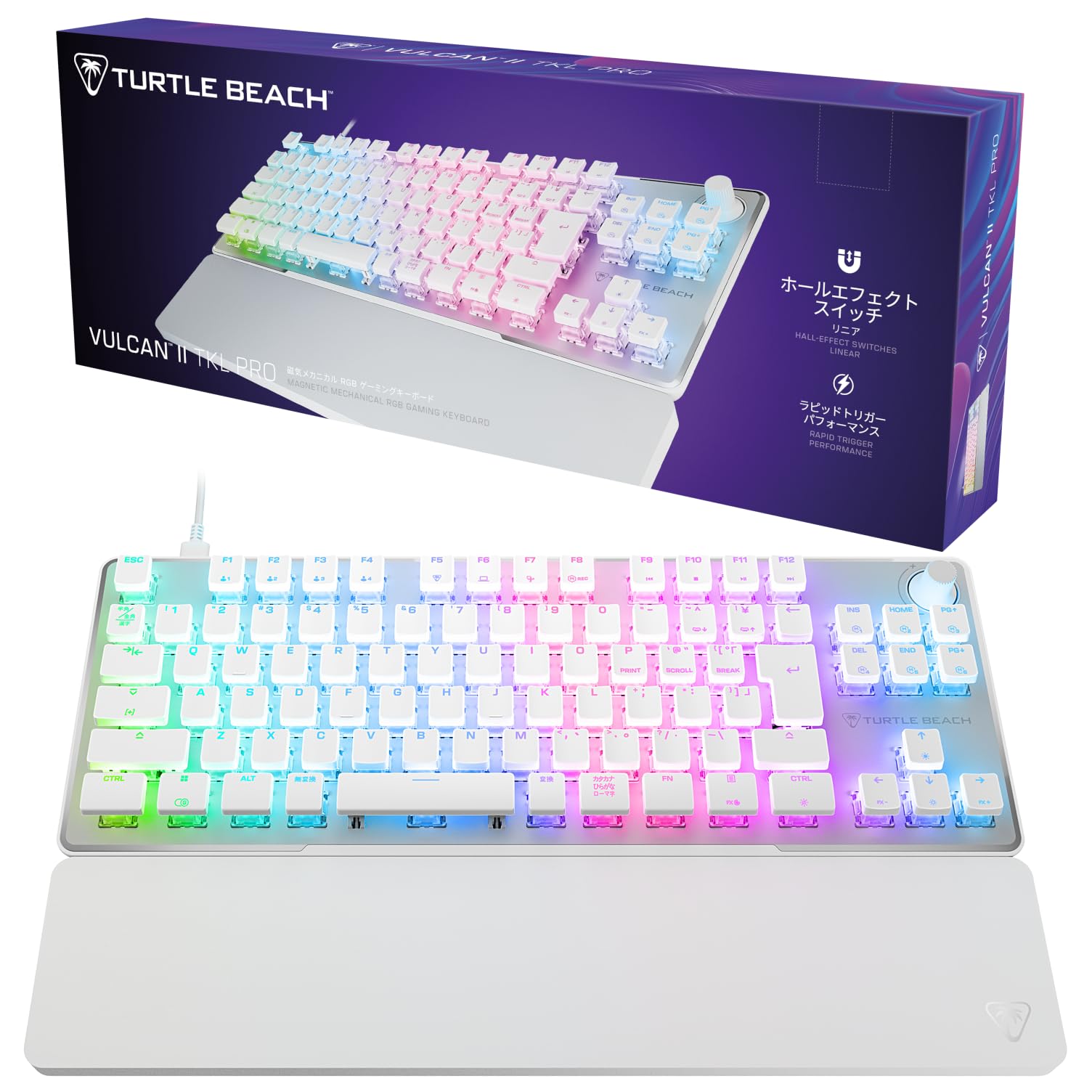 Equipped with Rapid Trigger Turtle Beach Vulcan II TKL Pro React Tap Equipped with adjustable actuation JP Japanese Layout Wired Gaming Hall Effect
Equipped with Rapid Trigger Turtle Beach Vulcan II TKL Pro React Tap Equipped with adjustable actuation JP Japanese Layout Wired Gaming Hall Effect