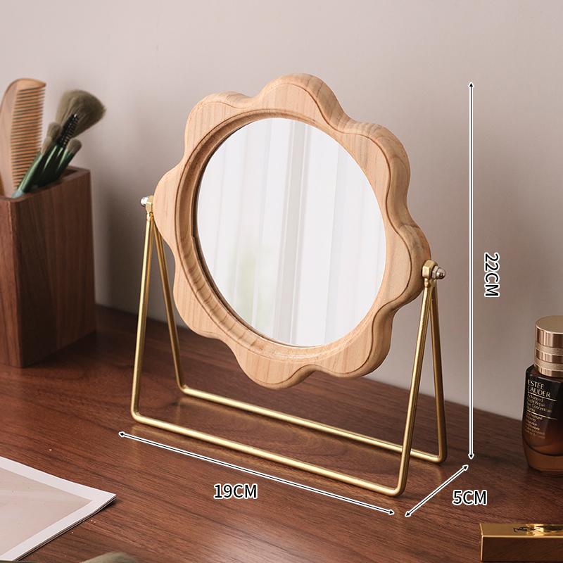 Vintage Crafts Floral Shaped Dressing Mirror Dressing Table Circular Decorative Mirrors Golden Bracket Vanity Mirror Home Decor
Vintage Crafts Floral Shaped Dressing Mirror Dressing Table Circular Decorative Mirrors Golden Bracket Vanity Mirror Home Decor