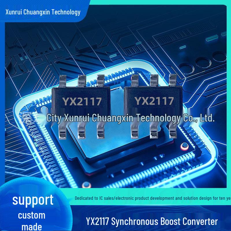 Yuxin YX2117 Synchronous Boost Converter, 1uA Static Current, Adjustable Output (3.0V-5.1V)
Yuxin YX2117 Synchronous Boost Converter, 1uA Static Current, Adjustable Output (3.0V-5.1V)
