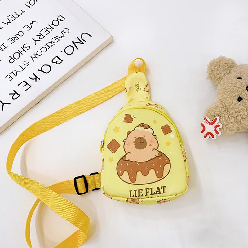 Детский уличный рюкзак Капибара через плечо Милая кукла Портативная нагрудная сумка Сумка для хранения Каваи Дети через плечо Подарок жёлтый
Детский уличный рюкзак Капибара через плечо Милая кукла Портативная нагрудная сумка Сумка для хранения Каваи Дети через плечо Подарок жёлтый