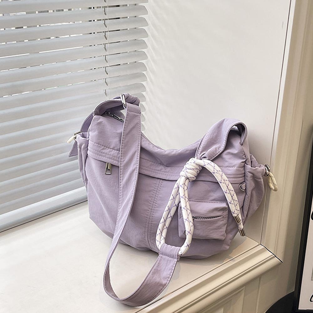 Japanese Retro Crossbody Bag Large Capacity Casual Travel Lightweight Single Shoulder Backpack Women Versatile Daily Handbags (30cm<Max Length<50cm) фиолетовый
Japanese Retro Crossbody Bag Large Capacity Casual Travel Lightweight Single Shoulder Backpack Women Versatile Daily Handbags (30cm<Max Length<50cm) фиолетовый