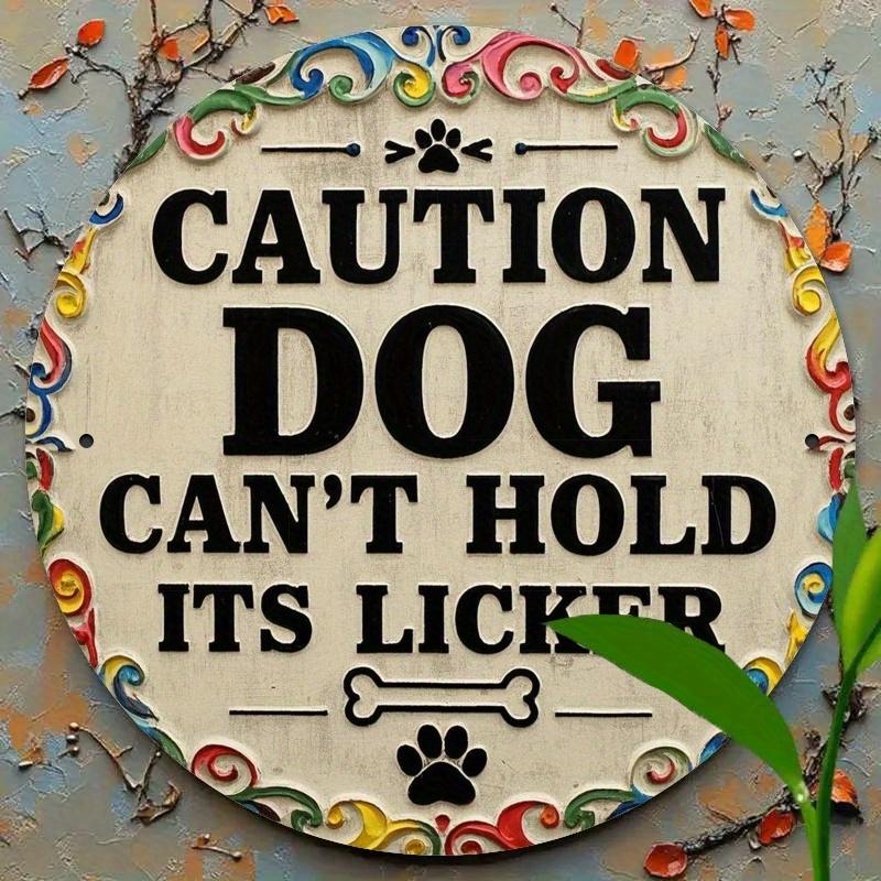2d Flat 20*20cm, Caution Dog Can t Hold Its Licker Circular Wooden Sign, Suitable for Home, Bedroom, Dog Themed Decoration, Perfect Room Decoration 20*20cm
2d Flat 20*20cm, Caution Dog Can t Hold Its Licker Circular Wooden Sign, Suitable for Home, Bedroom, Dog Themed Decoration, Perfect Room Decoration 20*20cm