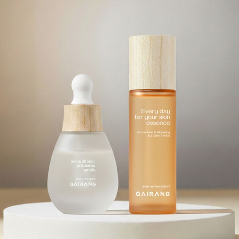 QAIRANG 2-piece set (barrier strengthening ampoule 30ml + anti-aging essence 50ml) single type
QAIRANG 2-piece set (barrier strengthening ampoule 30ml + anti-aging essence 50ml) single type