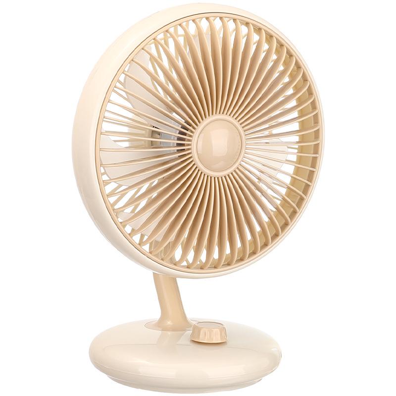 26-Year Retro USB Rechargeable Brushless Silent Table Fan with Stepless Speed Control JAF50 вершковий
26-Year Retro USB Rechargeable Brushless Silent Table Fan with Stepless Speed Control JAF50 вершковий