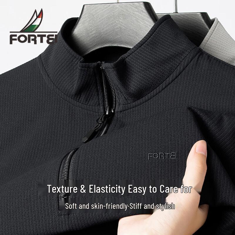 Men s Elastic Half-Zip Long-Sleeve Sweatshirt M
Men s Elastic Half-Zip Long-Sleeve Sweatshirt M