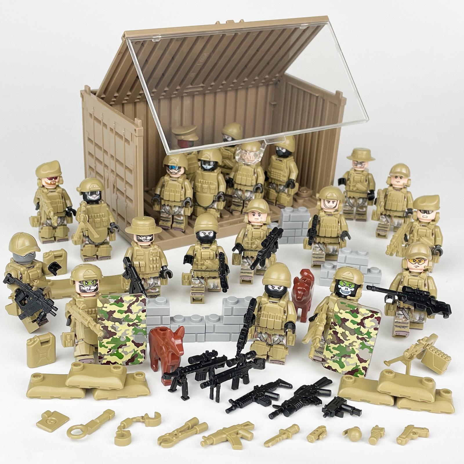 Container Package H-17 Swat Meigao Small Particle Military Doll Children S Assembled Building Block Toy
Container Package H-17 Swat Meigao Small Particle Military Doll Children S Assembled Building Block Toy