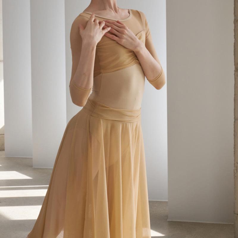 Ballet Practice Yoga Leotard with Mid-Sleeve, Apricot Mesh Back, and One-Piece Design XXL абрикосовий
Ballet Practice Yoga Leotard with Mid-Sleeve, Apricot Mesh Back, and One-Piece Design XXL абрикосовий