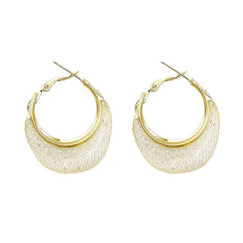 Stylish Sturdy Metal Hoop Earring with Intricate Cutout Designs Portable for Office Professionals and Casual Wearers 1
Stylish Sturdy Metal Hoop Earring with Intricate Cutout Designs Portable for Office Professionals and Casual Wearers 1