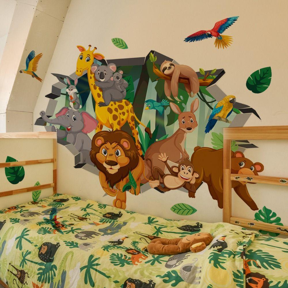 2 sheets/set Self-adhesive Animal Wall Stickers Cartoon Wallpaper Living Room 2 Sheets/Set
2 sheets/set Self-adhesive Animal Wall Stickers Cartoon Wallpaper Living Room 2 Sheets/Set