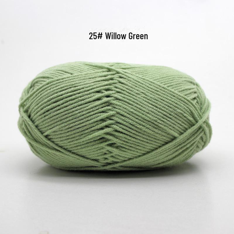 4 нити пряжи из молочного хлопка средней толщины для ручного вязания детских изделий
4 нити пряжи из молочного хлопка средней толщины для ручного вязания детских изделий