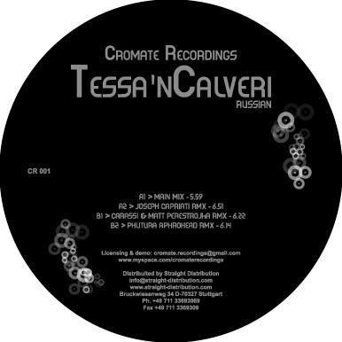 12inch Record TESSA N CALVERI - Russian CR001 Cromate Recordi 2008 Germany Dance & Electronica Used
12inch Record TESSA N CALVERI - Russian CR001 Cromate Recordi 2008 Germany Dance & Electronica Used