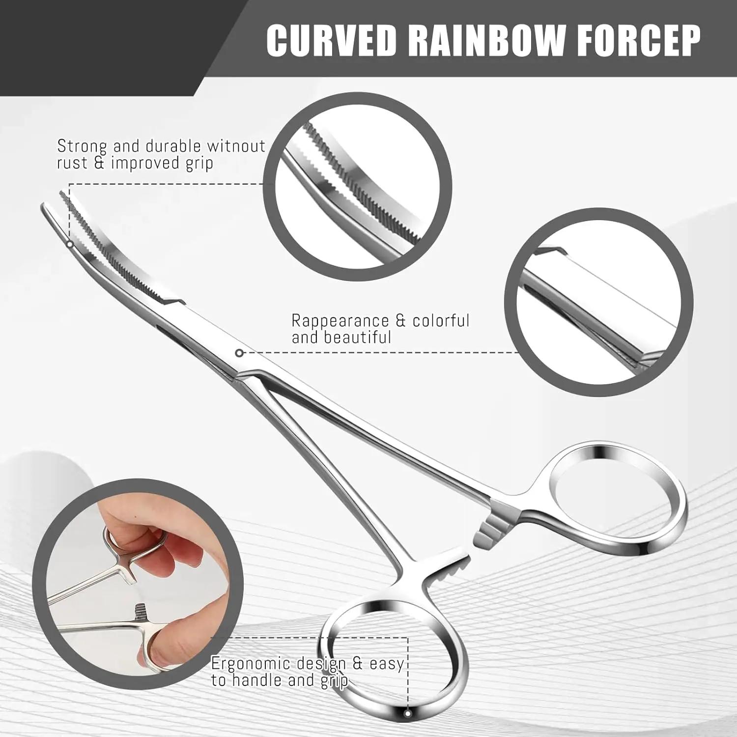 2Pcs Stainless Steel Hemostat Curved and Straight Hemostat Forceps Piercing Pliers Forceps,Fishing Tweezer Hemostats срібний
2Pcs Stainless Steel Hemostat Curved and Straight Hemostat Forceps Piercing Pliers Forceps,Fishing Tweezer Hemostats срібний