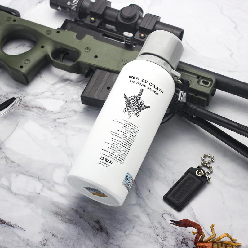 Камуфляжна спортивна пляшка для води з нержавіючої сталі у формі кулі - Портативна та з вакуумною ізоляцією для активного відпочинку. 450ml
Камуфляжна спортивна пляшка для води з нержавіючої сталі у формі кулі - Портативна та з вакуумною ізоляцією для активного відпочинку. 450ml