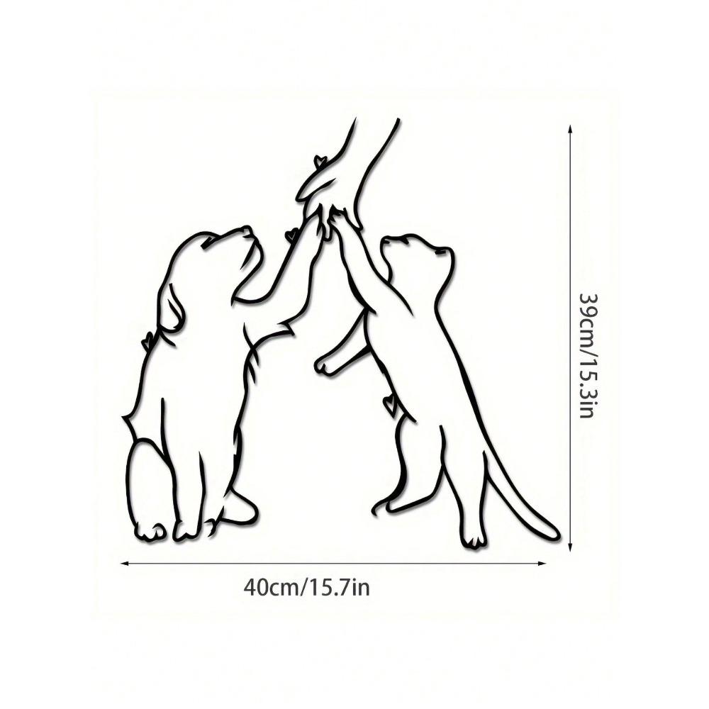 Metal Wall Art Laser Cut Pet Cat Dog Silhouette 30cm Holiday Christmas Gift Home Decor Modern Housewarming TY6539 разноцветный
Metal Wall Art Laser Cut Pet Cat Dog Silhouette 30cm Holiday Christmas Gift Home Decor Modern Housewarming TY6539 разноцветный