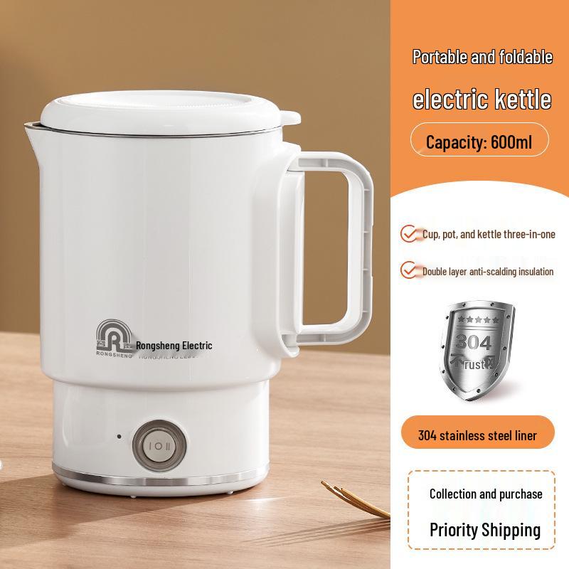 Ronshen Smart Foldable Electric Kettle: Portable Stainless Steel Travel Water Boiler Cup білий
Ronshen Smart Foldable Electric Kettle: Portable Stainless Steel Travel Water Boiler Cup білий