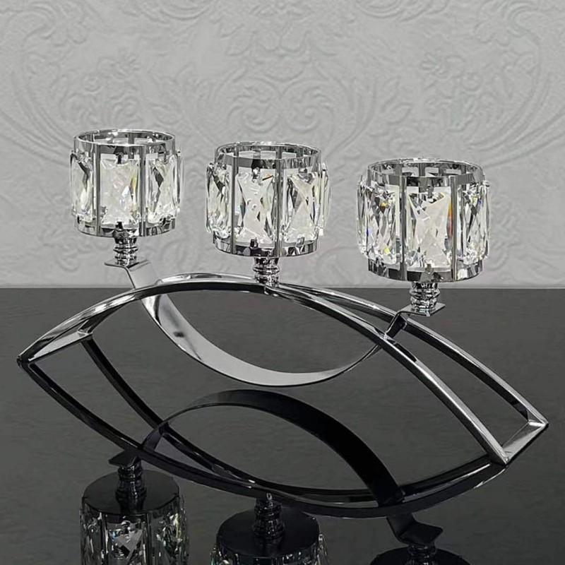 3 Arm Gold Crystal Candelabra, Arch Candlestick Holder for Wedding Centerpiece, Dining Room Cabinet Decor Home Gift срібний
3 Arm Gold Crystal Candelabra, Arch Candlestick Holder for Wedding Centerpiece, Dining Room Cabinet Decor Home Gift срібний