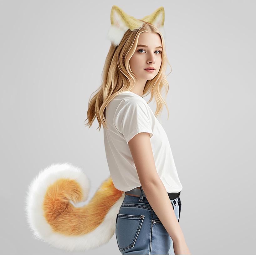 Shiba Inu Ears and Tail Set, Party Decoration Props One size fits all adults коричневий
Shiba Inu Ears and Tail Set, Party Decoration Props One size fits all adults коричневий
