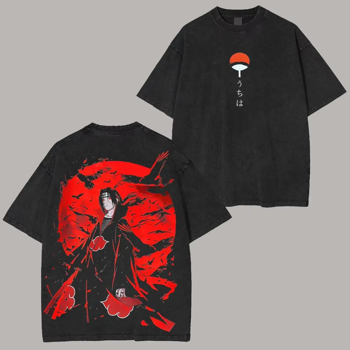 Itachi Uchiha Naruto Akatsuki Vintage Washed Cotton Oversized TShirt Men Streetwear Crow Graphic Manga Tee M
Itachi Uchiha Naruto Akatsuki Vintage Washed Cotton Oversized TShirt Men Streetwear Crow Graphic Manga Tee M