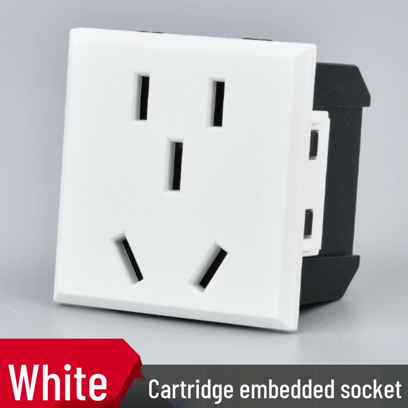 10A Dual Type AC Power Socket Module with Protective Door - New National Standard
10A Dual Type AC Power Socket Module with Protective Door - New National Standard