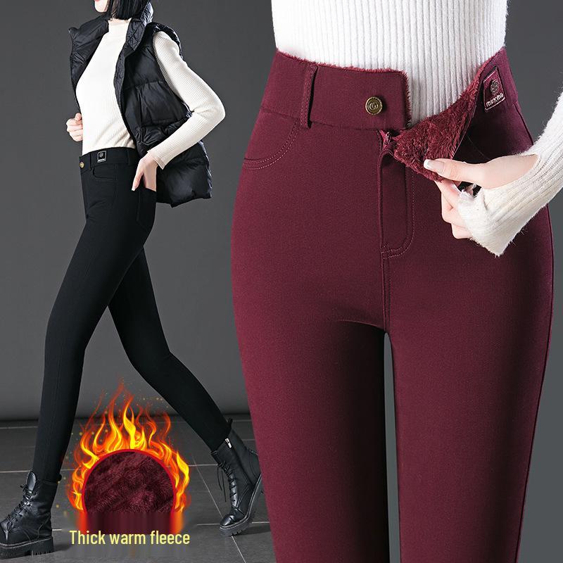 Warm High-Waist Skinny Denim Pants for Autumn/Winter - Slimming, Elastic, Plus Velvet Mom Jeans 27/80-95 lbs
Warm High-Waist Skinny Denim Pants for Autumn/Winter - Slimming, Elastic, Plus Velvet Mom Jeans 27/80-95 lbs