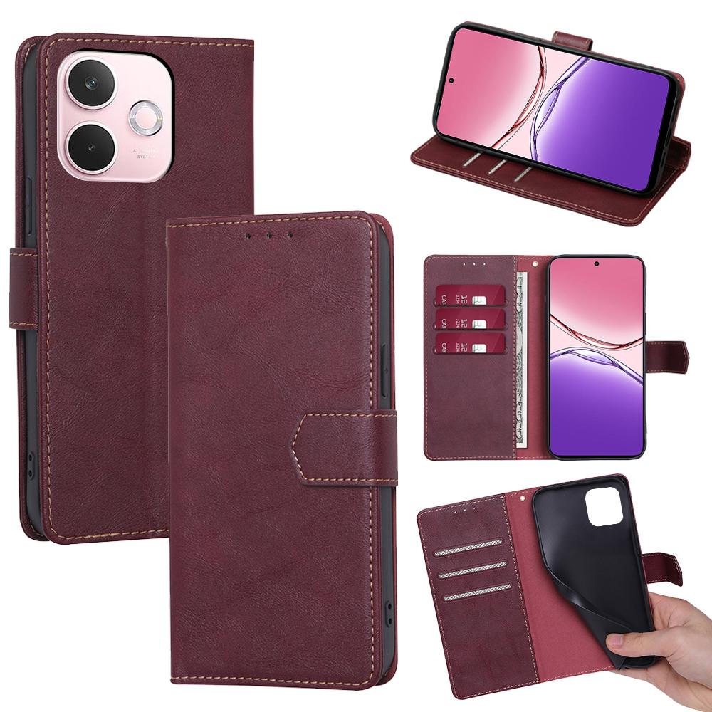 For Oppo A5 Pro 5G Case Leather Phone Cover with RFID Blocking Wallet Wine Red
For Oppo A5 Pro 5G Case Leather Phone Cover with RFID Blocking Wallet Wine Red