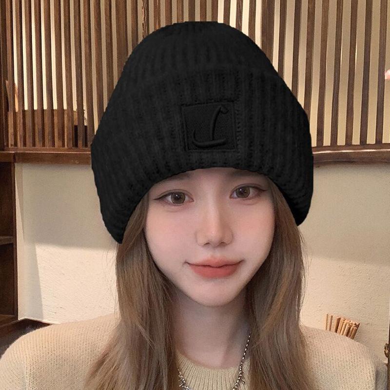 Letter L Solid Color Skullcaps For Women Winter Warm Earmuffs Cap Girls Ski Riding Bonnet Coarse Knit Hat чорний
Letter L Solid Color Skullcaps For Women Winter Warm Earmuffs Cap Girls Ski Riding Bonnet Coarse Knit Hat чорний
