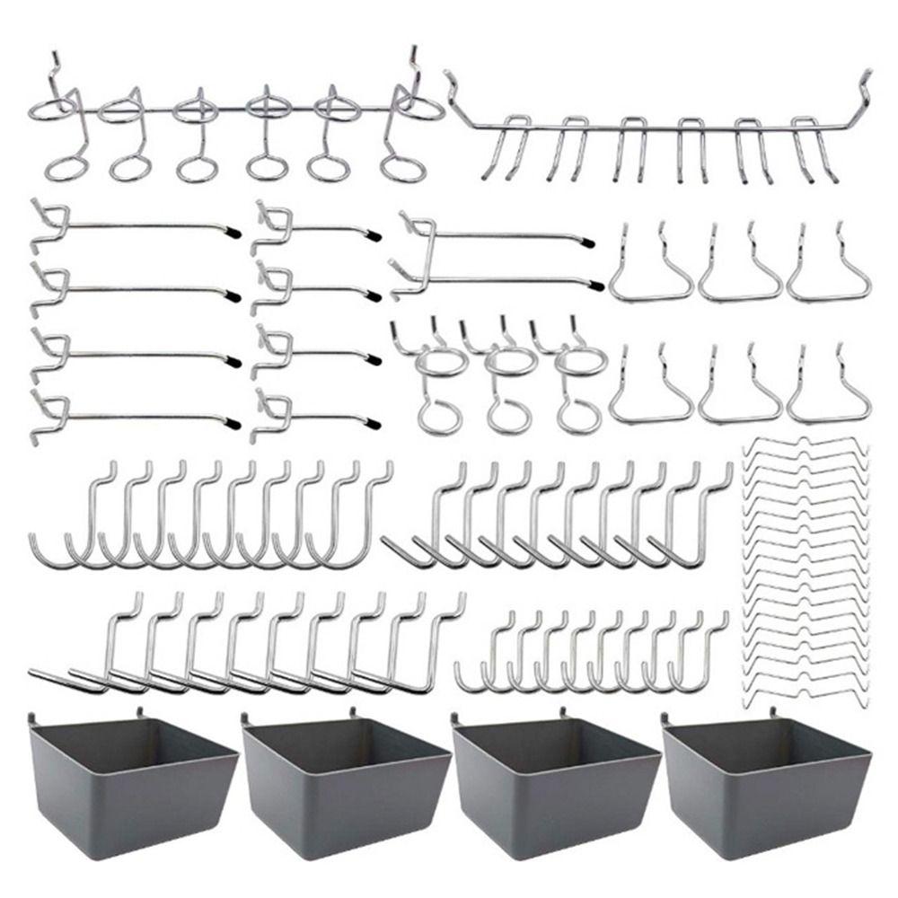 80Pcs Save Space Grid Wall Display Hooks Corrosion Resistan Storage Hooks Tool Set Retail Shop 80Pcs
80Pcs Save Space Grid Wall Display Hooks Corrosion Resistan Storage Hooks Tool Set Retail Shop 80Pcs