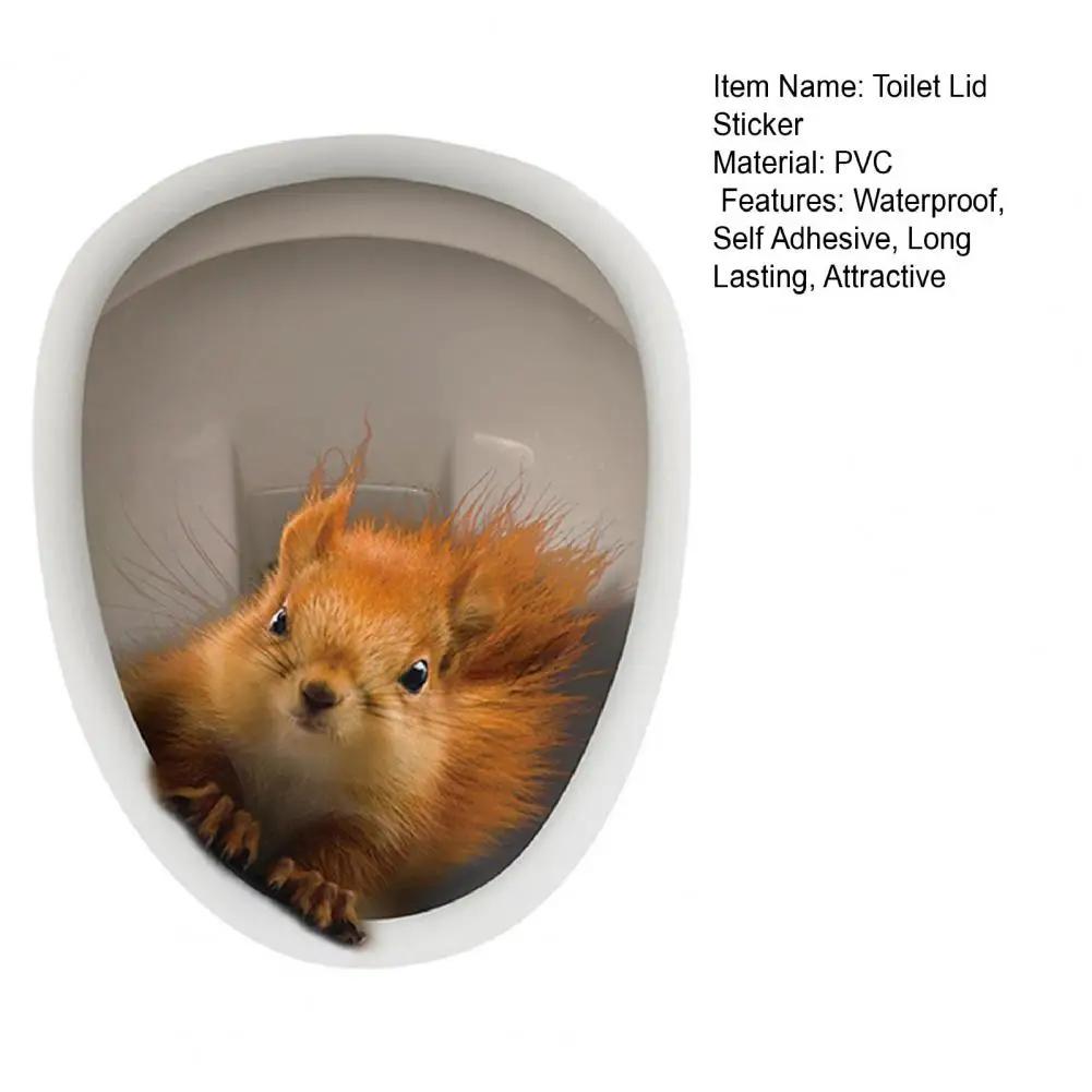 Toilet Lid Sticker Strong Stickiness PVC Waterproof Removable Funny 3D Squirrel Animal Decal Self Adhesive For Bathroom Sticker
Toilet Lid Sticker Strong Stickiness PVC Waterproof Removable Funny 3D Squirrel Animal Decal Self Adhesive For Bathroom Sticker