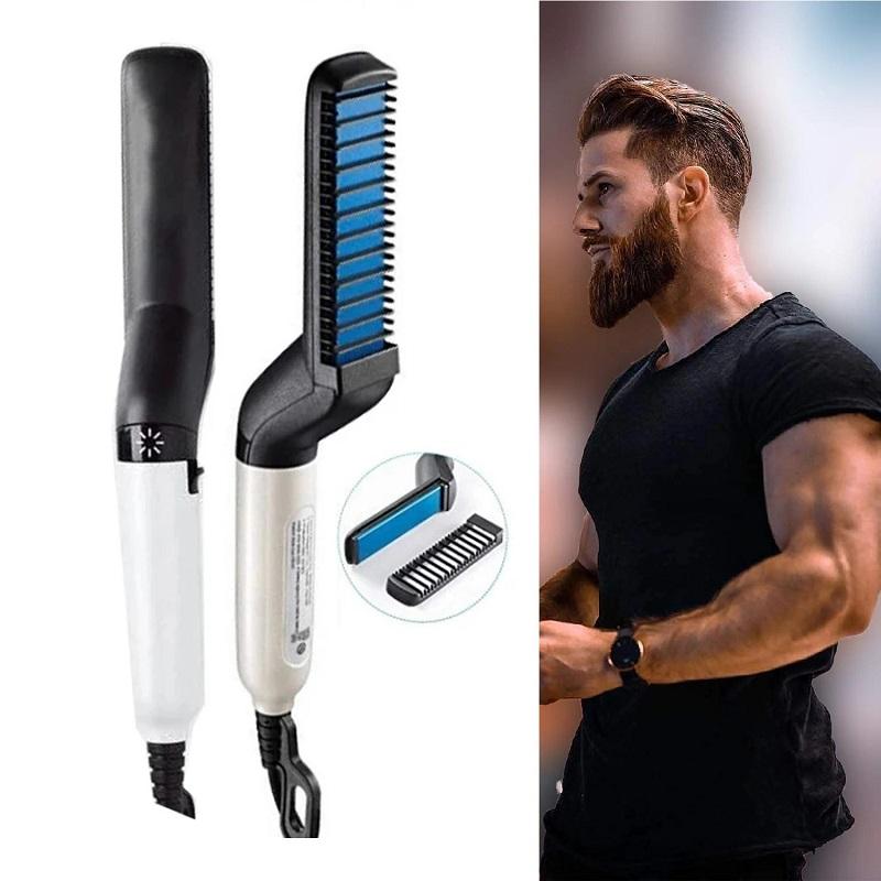 Hair Styling Appliances Quick Beard Straightener Brush Electric Hair Straightening Heat Brush Magic Massage Comb for Men US
Hair Styling Appliances Quick Beard Straightener Brush Electric Hair Straightening Heat Brush Magic Massage Comb for Men US