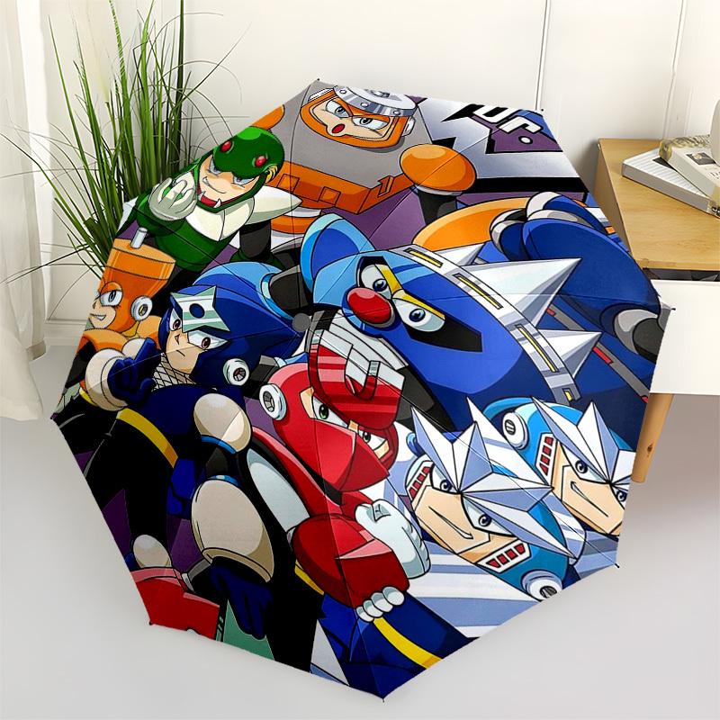 1pc Megaman Automatic Opening Folding Umbrella with 8-Bone Iron Frame, Portable for Outdoor Use, Festival Gifts, Travel, Daily Use, Suitable for Fans.
1pc Megaman Automatic Opening Folding Umbrella with 8-Bone Iron Frame, Portable for Outdoor Use, Festival Gifts, Travel, Daily Use, Suitable for Fans.