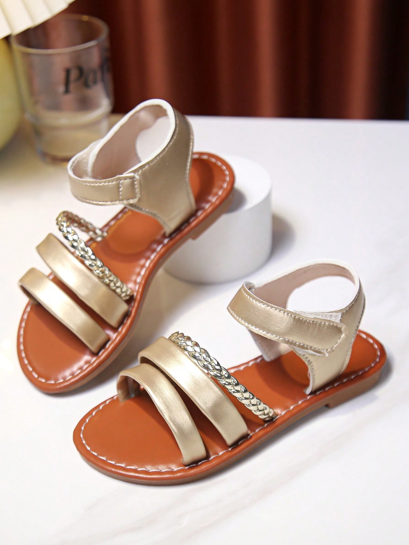 Sandals for Children Cute Boys Girls Shoes Soft Thick Soles Handwoven Children s Sandals Black Pink Gold White 36
Sandals for Children Cute Boys Girls Shoes Soft Thick Soles Handwoven Children s Sandals Black Pink Gold White 36