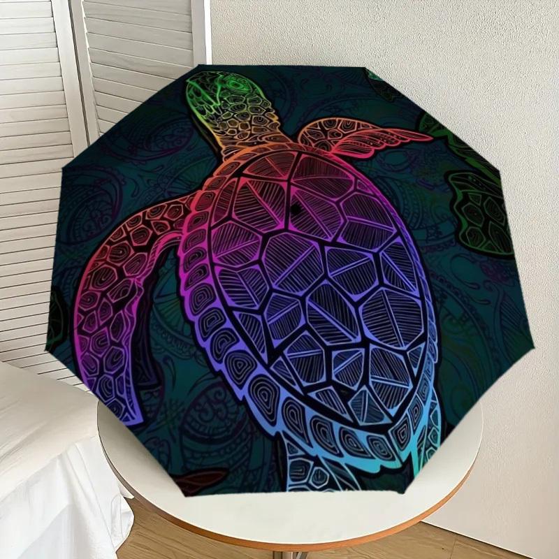 1pc Rainbow Sea Turtle Artwork Umbrella with Plastic Handle,Suitable for All Seasons Home Travel Outdoor UmbrellaDD275
1pc Rainbow Sea Turtle Artwork Umbrella with Plastic Handle,Suitable for All Seasons Home Travel Outdoor UmbrellaDD275