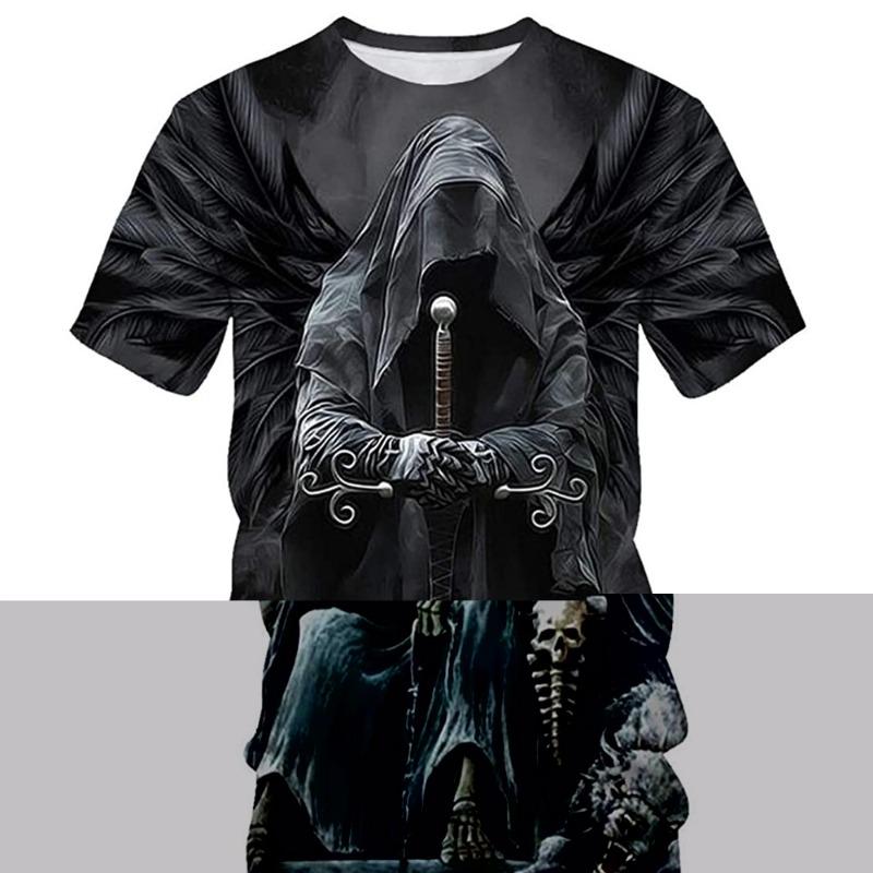 Summer hot 3D printed large skull T-shirt male street large personality punk shirt Harajuku casual T-shirt S
Summer hot 3D printed large skull T-shirt male street large personality punk shirt Harajuku casual T-shirt S