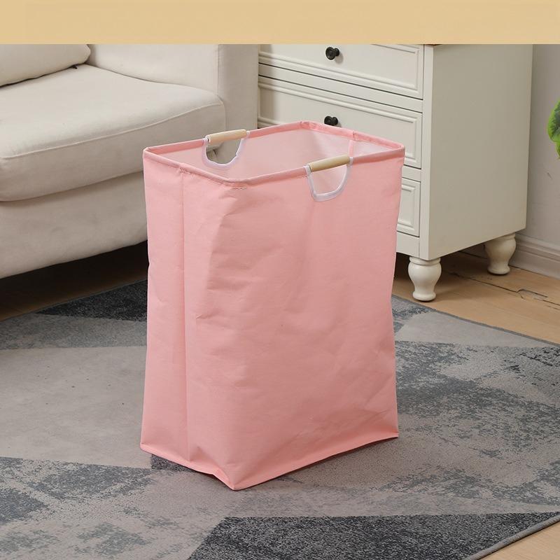 Large Capacity Imitation Cotton and Linen Laundry Basket with Wood Handle, Collapsible Dirty Clothes Hamper, Foldable Storage Bin for Bathroom Nursery 30x30x40cm 1pcs
Large Capacity Imitation Cotton and Linen Laundry Basket with Wood Handle, Collapsible Dirty Clothes Hamper, Foldable Storage Bin for Bathroom Nursery 30x30x40cm 1pcs