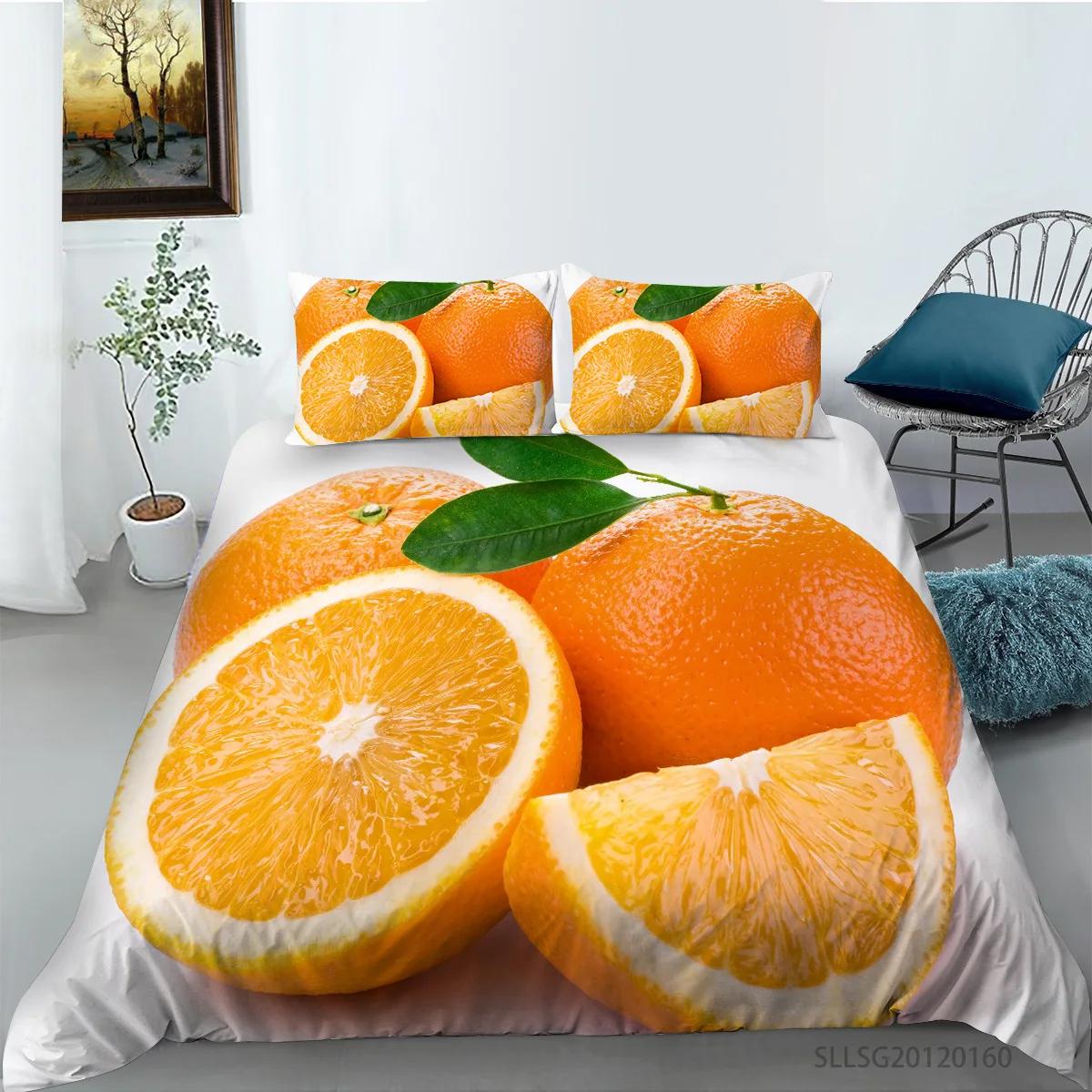 Comforter Kids Orange King Queen Fruit Tangerine Bedding Set Tropical Botanical Comforter 2/3Pcs Polyester Comforter (quilt)-EU Single(135*200cm)3pcs
Comforter Kids Orange King Queen Fruit Tangerine Bedding Set Tropical Botanical Comforter 2/3Pcs Polyester Comforter (quilt)-EU Single(135*200cm)3pcs