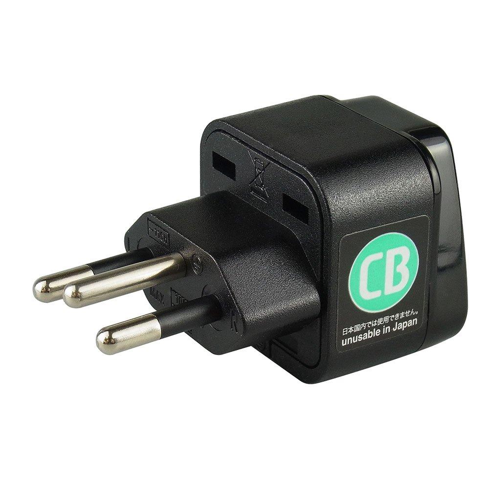 ROAD WARRIOR Conversion Plug for Overseas Travel Eleplug CB Type 10A 250V Conversion Adapter Plug Exception Application Approved Product (Brazil etc.)
ROAD WARRIOR Conversion Plug for Overseas Travel Eleplug CB Type 10A 250V Conversion Adapter Plug Exception Application Approved Product (Brazil etc.)
