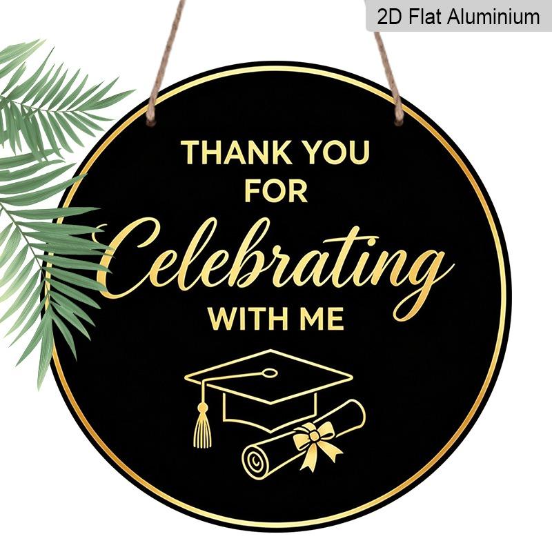 2D Flat Aluminum Graduation-themed Wall Decorations, Available in Various Sizes, Featuring A Black and Gold Minimalist Luxury Design, Making Them A 7.87×7.87inch
2D Flat Aluminum Graduation-themed Wall Decorations, Available in Various Sizes, Featuring A Black and Gold Minimalist Luxury Design, Making Them A 7.87×7.87inch