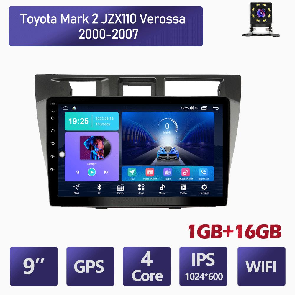 Автомобильный мультимедийный плеер Android 2 Din для Toyota Mark 2 JZX110 Verossa 2000-2007, головное устройство, стерео GPS-навигация, BT, WIFI, 1 + 16 ГБ 1+16GB
Автомобильный мультимедийный плеер Android 2 Din для Toyota Mark 2 JZX110 Verossa 2000-2007, головное устройство, стерео GPS-навигация, BT, WIFI, 1 + 16 ГБ 1+16GB