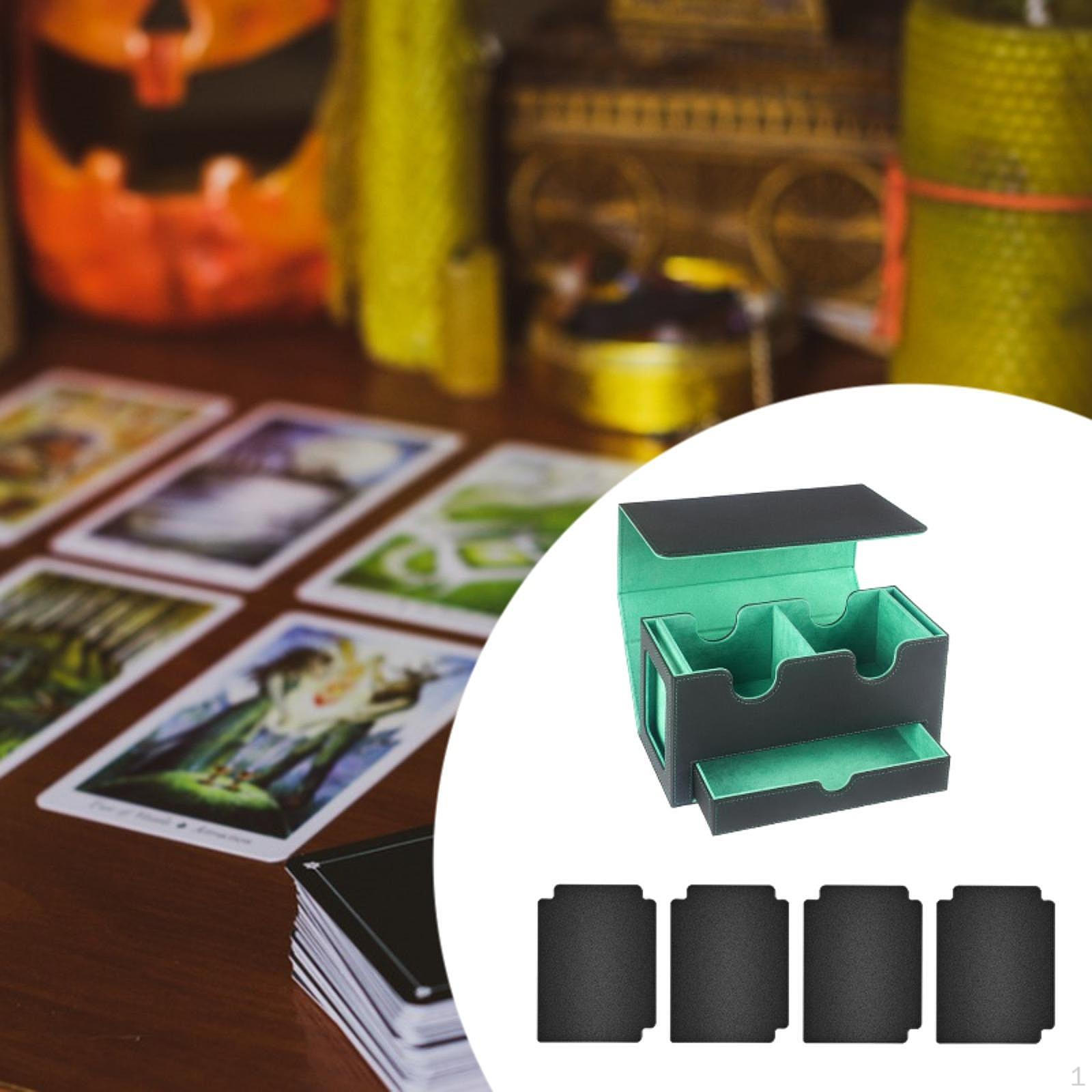 Коробка для колоды карт протектор карт TCG Premium с 4 разделителями игровой держатель Inner Green
Коробка для колоды карт протектор карт TCG Premium с 4 разделителями игровой держатель Inner Green